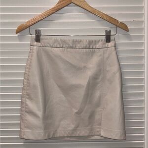 Wilfred Cream Mini Skirt